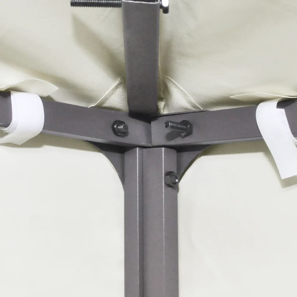 Copertura Superiore per Gazebo 310 g/mÂ² 4x3 m Bianco Crema