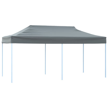 Tenda Pieghevole Pop-Up con Pareti Laterali 3x6 m Antracite