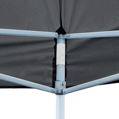 Tenda Pieghevole Pop-Up con Pareti Laterali 3x6 m Antracite