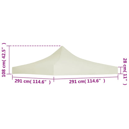 Tetto per Tendone per Feste 3x3 m Crema