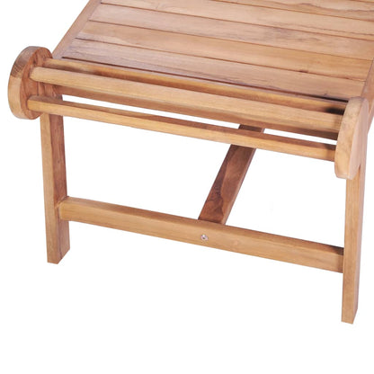 Tavolino da Salotto 100x50x45 cm in Massello di Teak