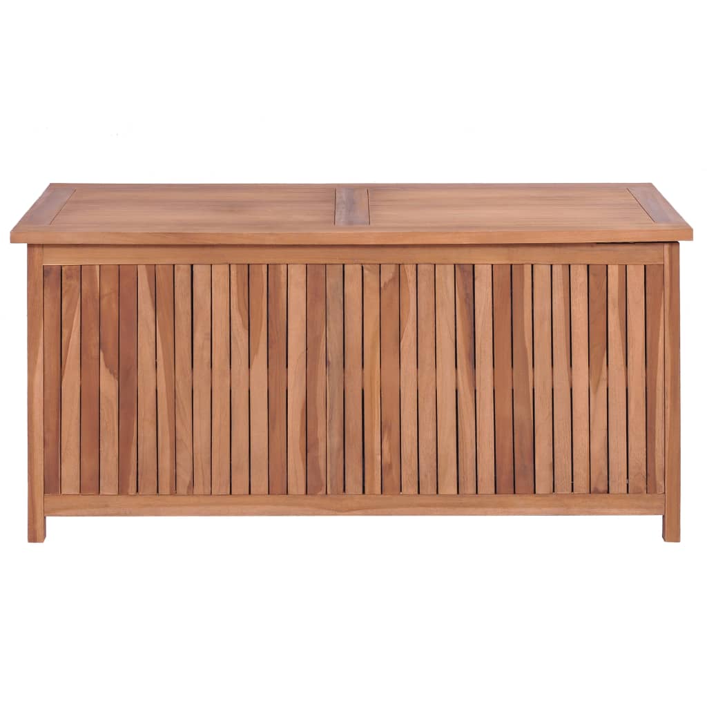 Baule da Giardino 120x50x58 cm in Legno Massello di Teak