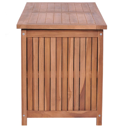 Baule da Giardino 120x50x58 cm in Legno Massello di Teak