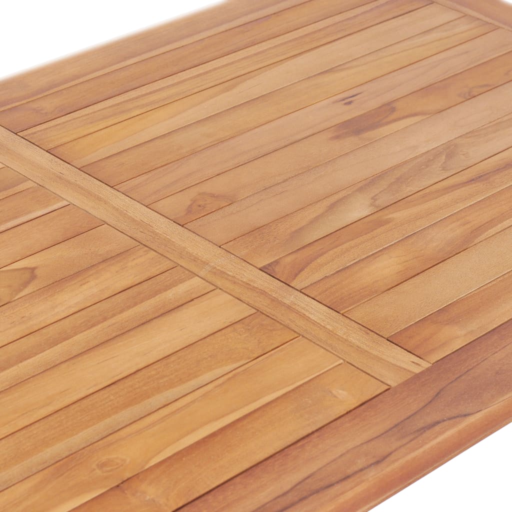 Tavolo da Bar per Esterni 120x65x110 cm Massello di Teak