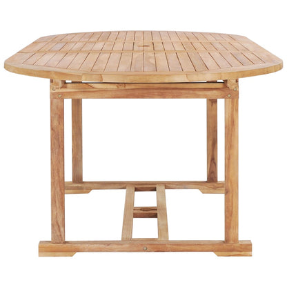 Tavolo da Pranzo Allungabile 150-200x100x75 cm Massello di Teak