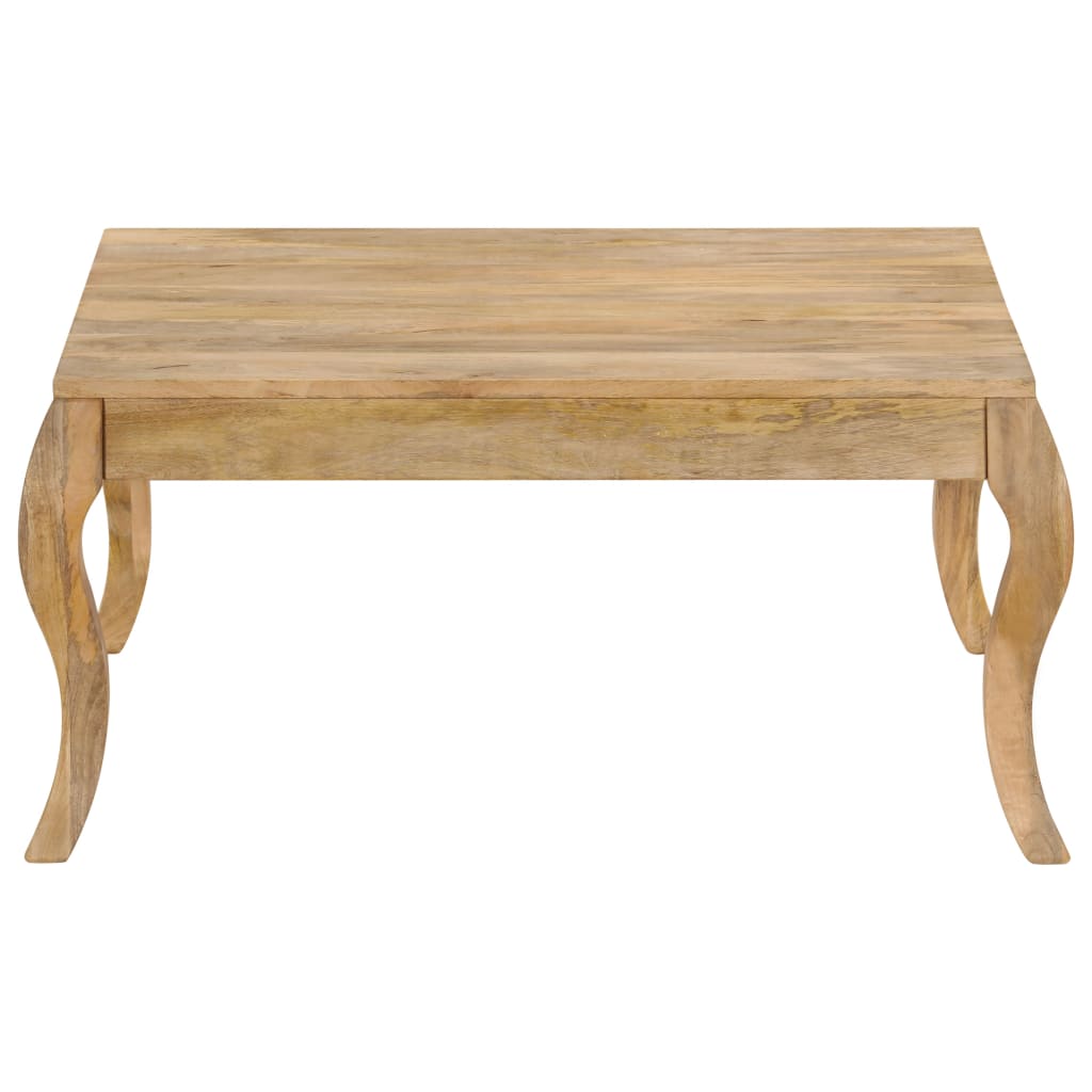 Tavolino da Salotto in Legno Massello di Mango 80x80x40cm