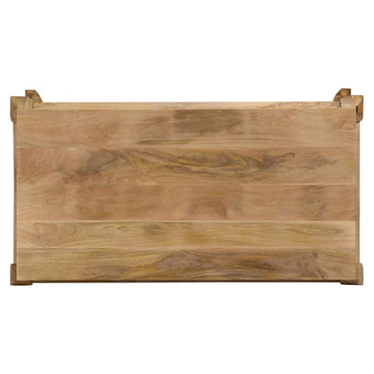 Tavolo da Pranzo in Legno Massello di Mango 118x60x76cm