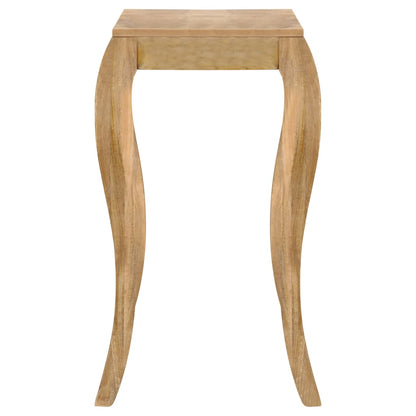 Tavolo Consolle in Legno Massello di Mango 118x38x76 cm