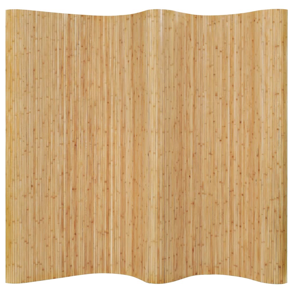 Pannello Divisore per la Stanza in BambÃƒÂ¹ Naturale 250x165 cm