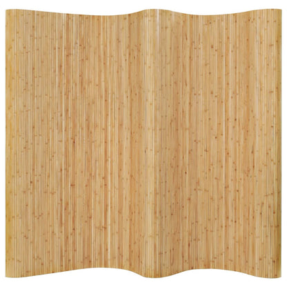 Pannello Divisore per la Stanza in BambÃƒÂ¹ Naturale 250x165 cm