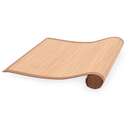 Tappetino da Yoga in Bambù 60x180 cm Marrone