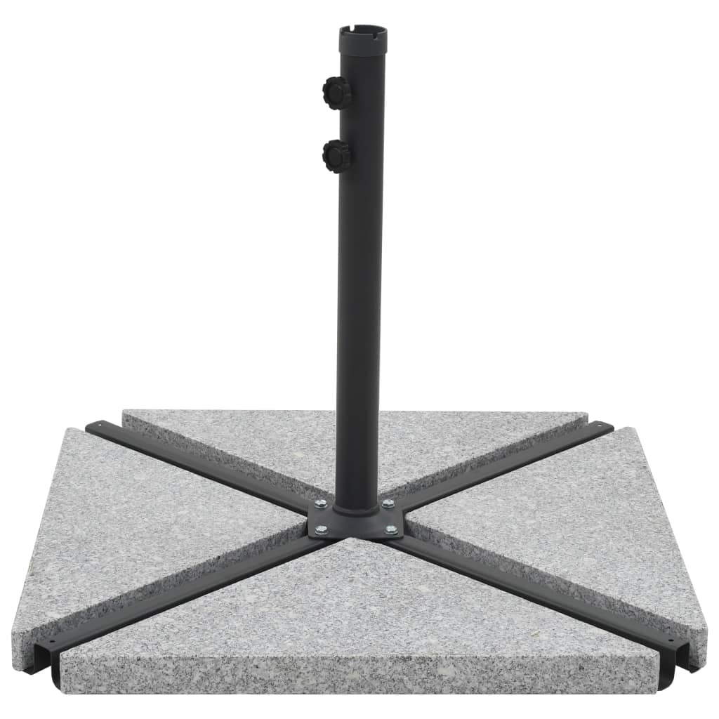 Piastra per Parasole in Granito Triangolare 15 kg Grigia