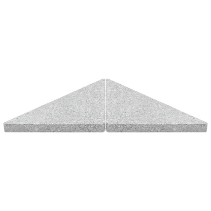 Piastra per Parasole in Granito Triangolare 15 kg Grigia