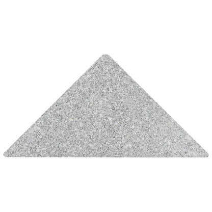 Piastra per Parasole in Granito Triangolare 15 kg Grigia