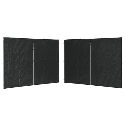 Parete per Tendostruttura in PE  2 pz con Cerniera Antracite