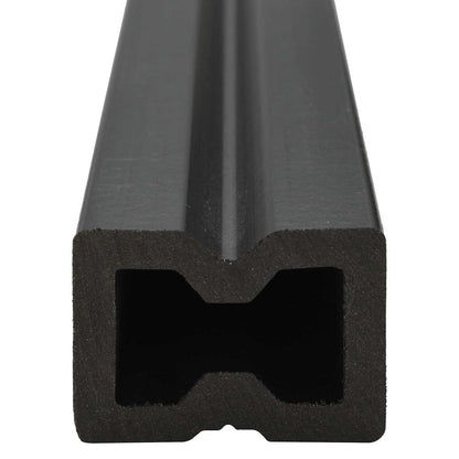 Pavimento da Deck 6 pcs Marrone Scuro WPC