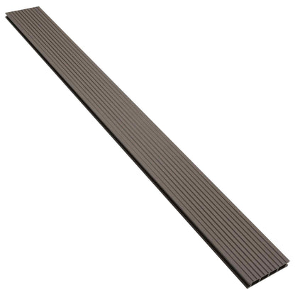 Pavimento da Deck 4 pcs Marrone Scuro WPC