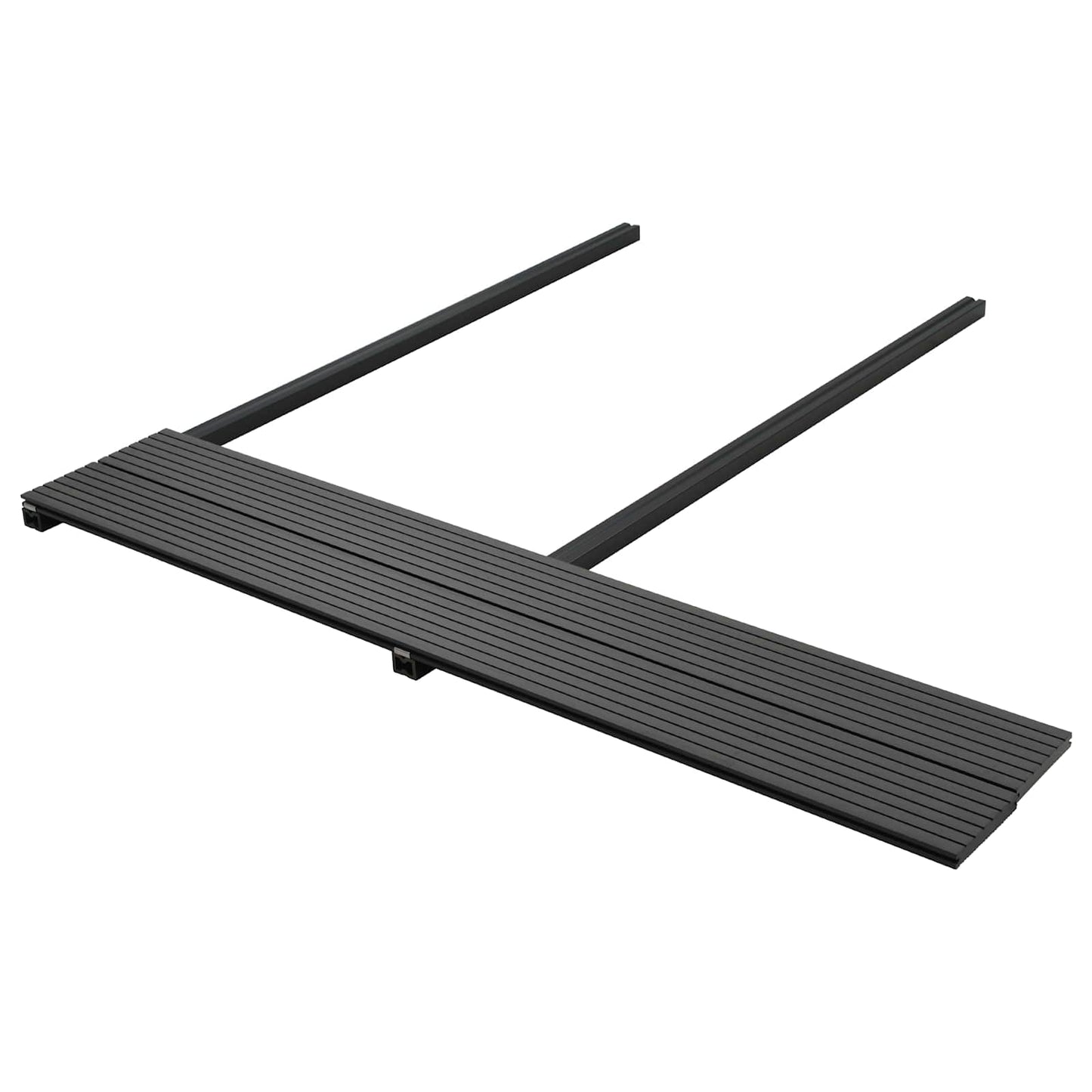 Pavimento da Deck 6 pcs Nero WPC