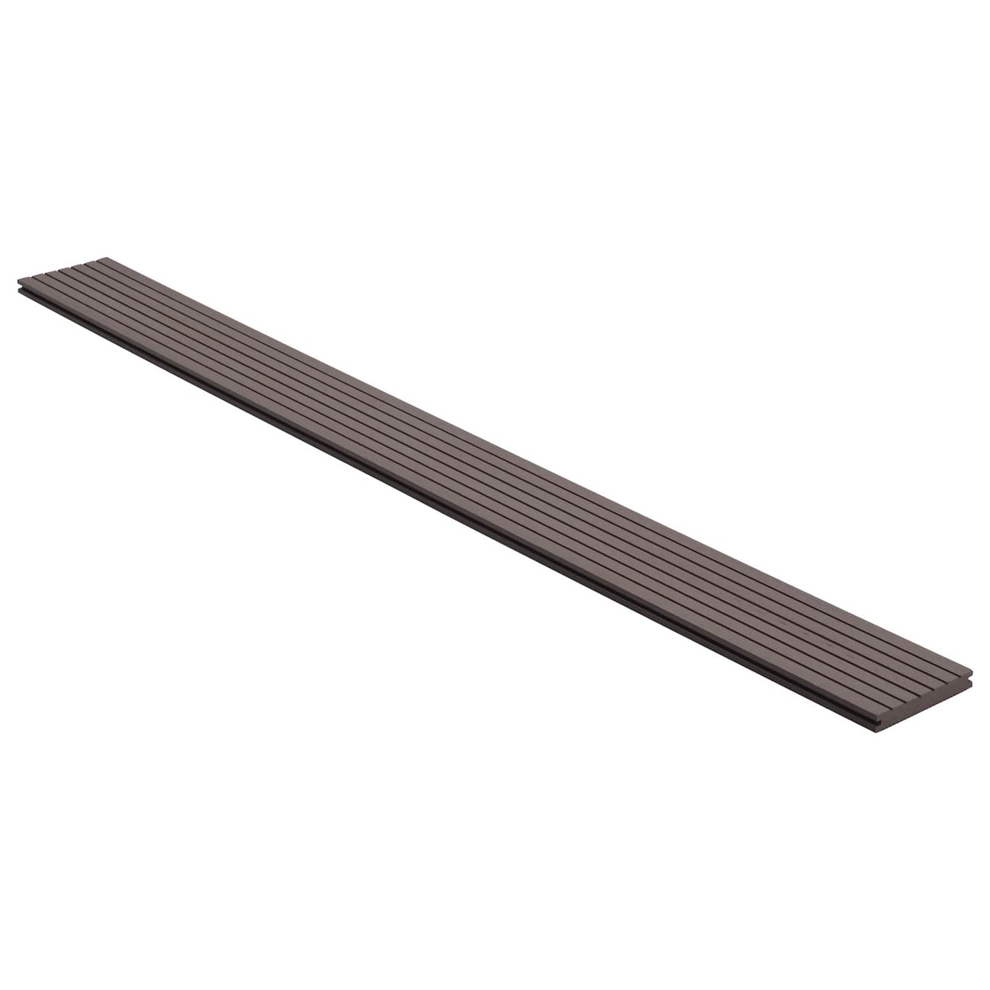 Pavimento da Deck 4 pcs Marrone Scuro WPC