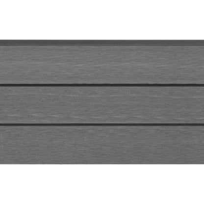 Pannelli di Ricambio per Recinzione 9 pz in WPC 170 cm Grigi