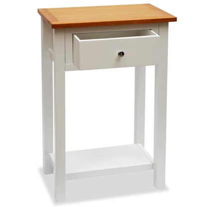 Tavolino da Salotto 50x32x75 cm in Massello di Rovere