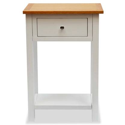 Tavolino da Salotto 50x32x75 cm in Massello di Rovere