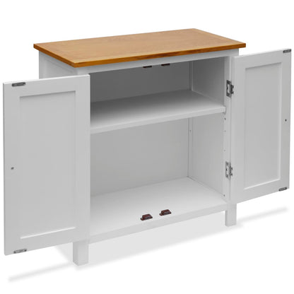 Credenza 70x35x75 cm in Massello di Rovere