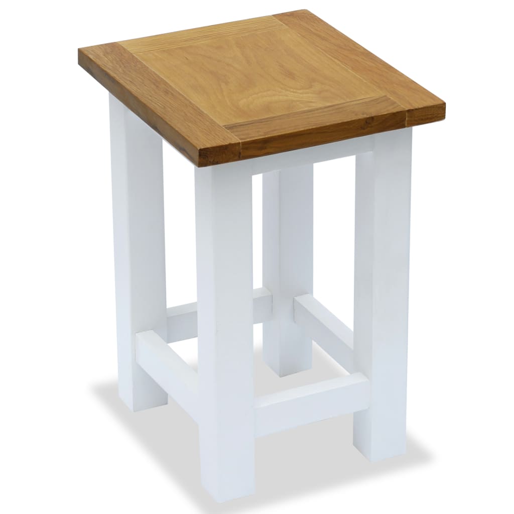 Tavolino da Salotto 27x24x37 cm in Massello di Rovere