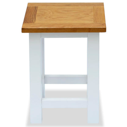 Tavolino da Salotto 27x24x37 cm in Massello di Rovere