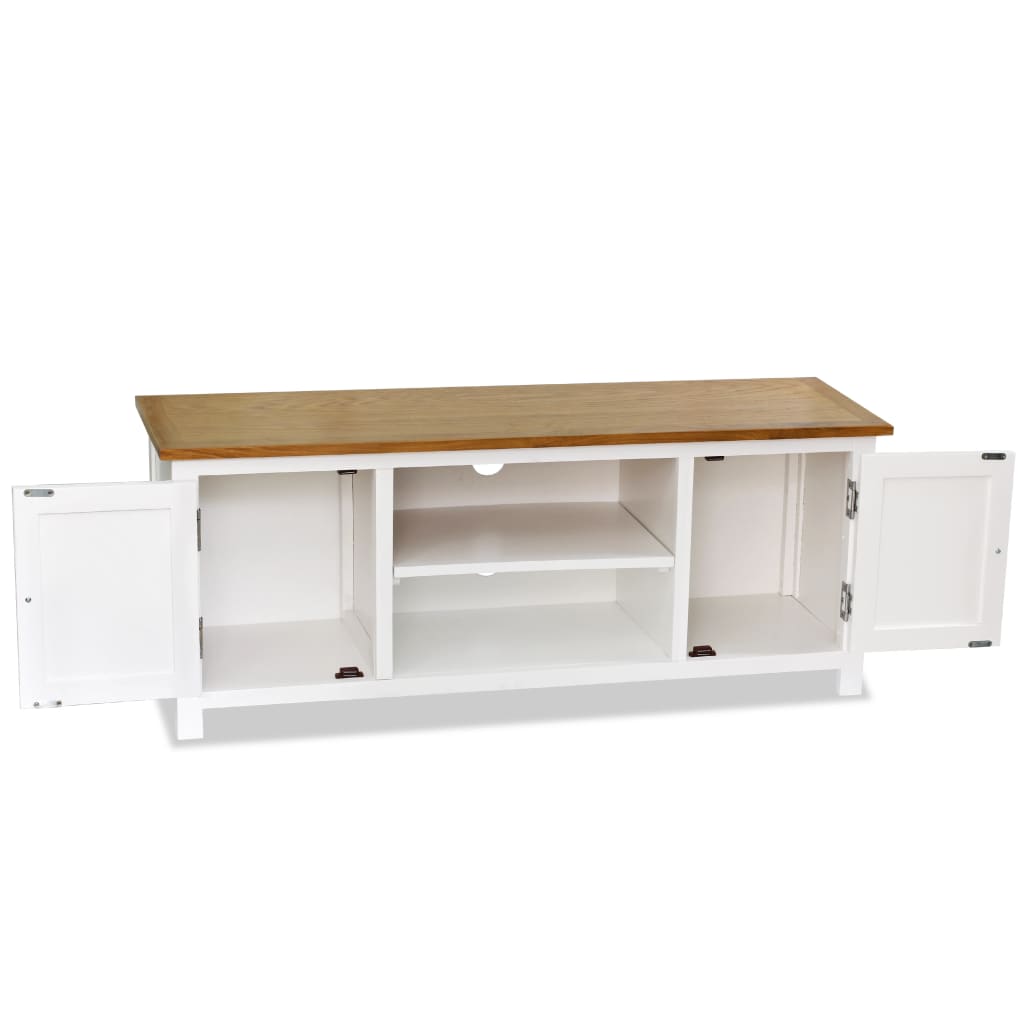 Mobile TV 120x35x48 cm in Massello di Rovere