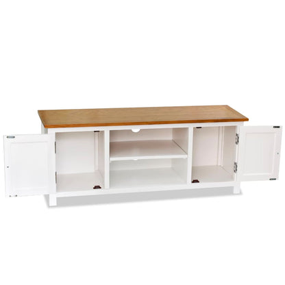Mobile TV 120x35x48 cm in Massello di Rovere