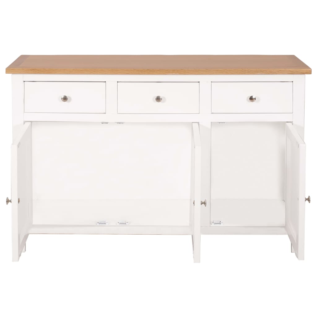 Credenza 110x33,5x70 cm in Massello di Rovere