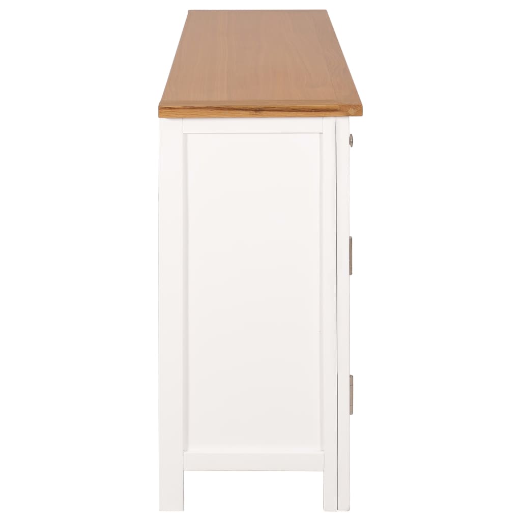Credenza 110x33,5x70 cm in Massello di Rovere