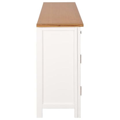 Credenza 110x33,5x70 cm in Massello di Rovere