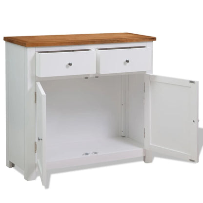 Credenza 90x33,5x83 cm in Massello di Rovere