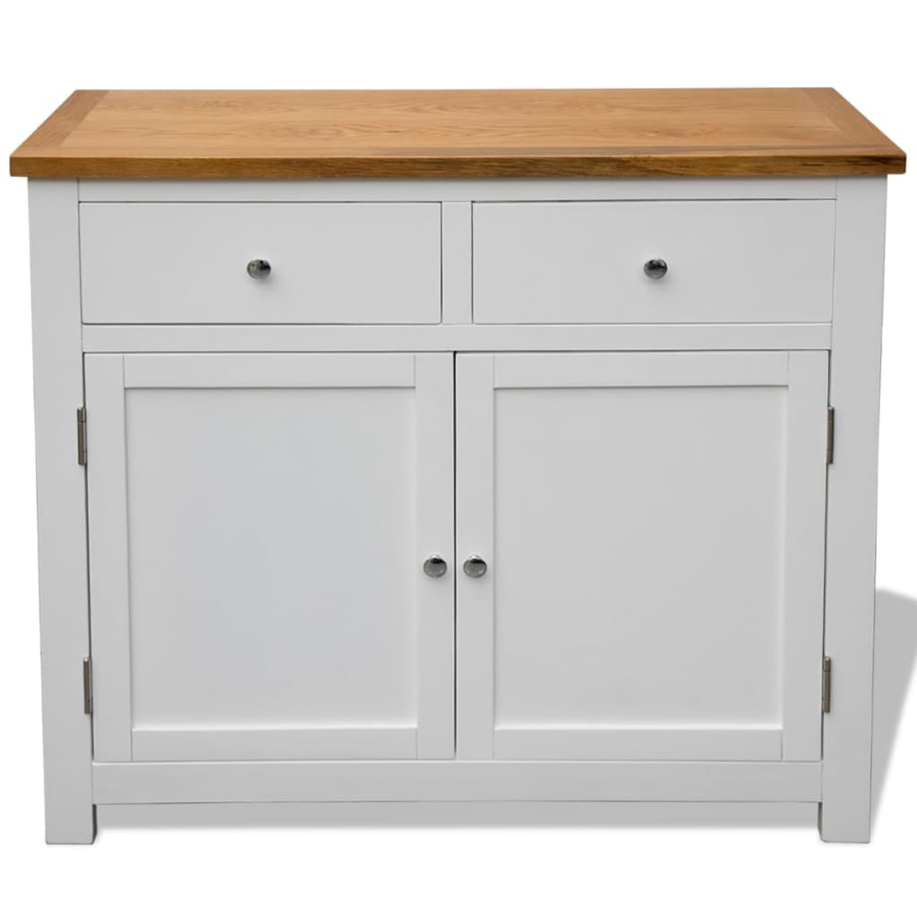 Credenza 90x33,5x83 cm in Massello di Rovere