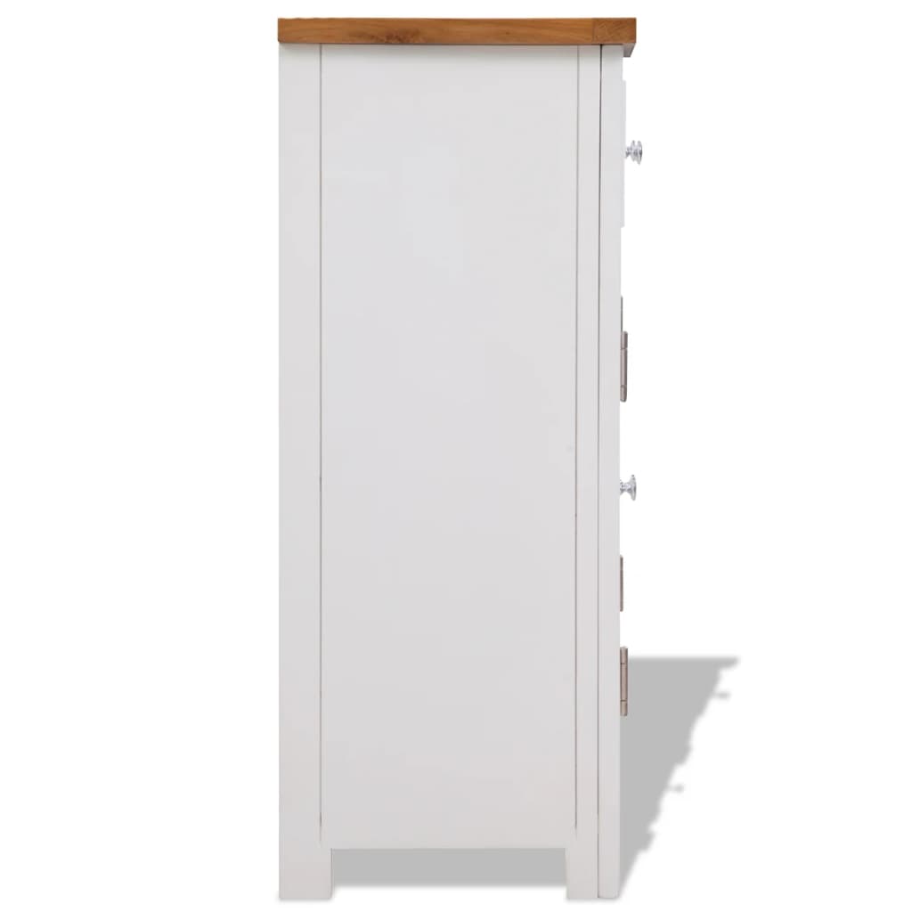 Credenza 90x33,5x83 cm in Massello di Rovere