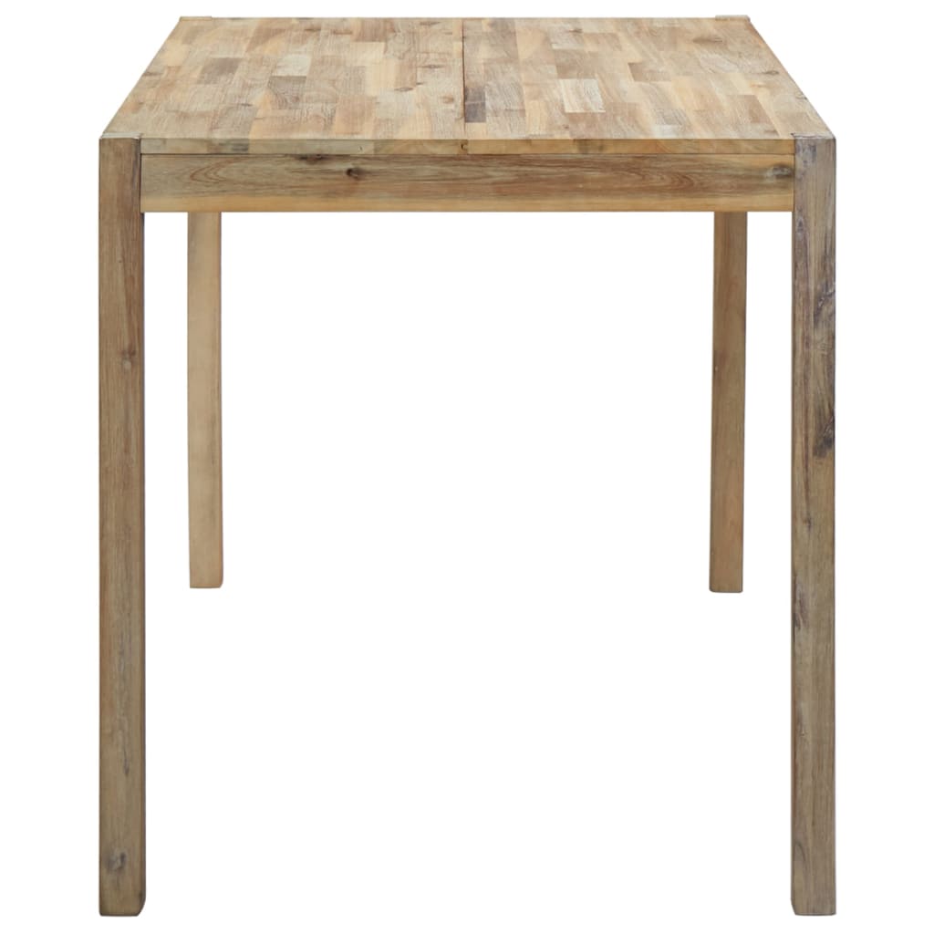 Tavolo da Pranzo 120x70x75 cm in Legno Massello di Acacia