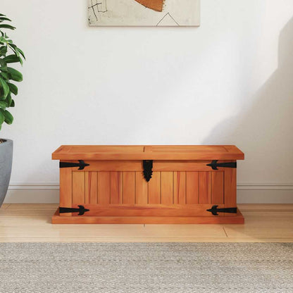 Cassapanca 60x25x22 cm in Legno Massello di Acacia