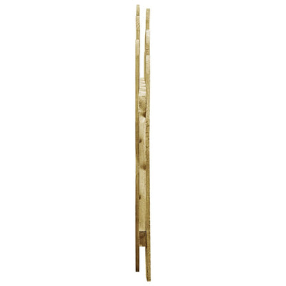 Cancello da Giardino in Legno di Pino Impregnato 100x75 cm