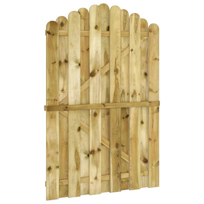 Cancello da Giardino in Legno di Pino Impregnato 100x150 cm