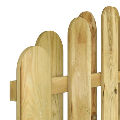 Cancello da Giardino in Legno di Pino Impregnato 100x150 cm