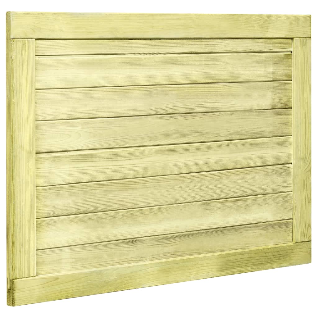 Cancello da Giardino in Legno di Pino Impregnato 75x100 cm
