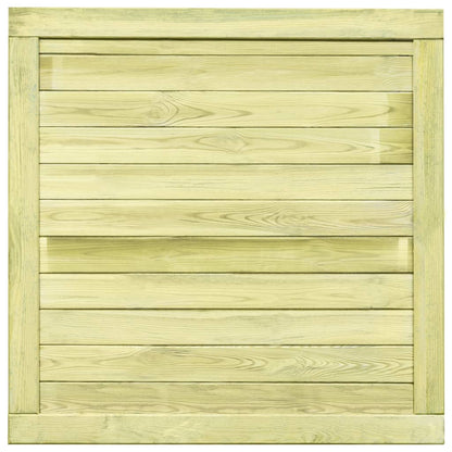 Cancello da Giardino in Legno di Pino Impregnato 100x100 cm