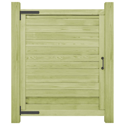 Cancello da Giardino in Legno di Pino Impregnato 125x100 cm