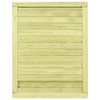 Cancello da Giardino in Legno di Pino Impregnato 125x100 cm