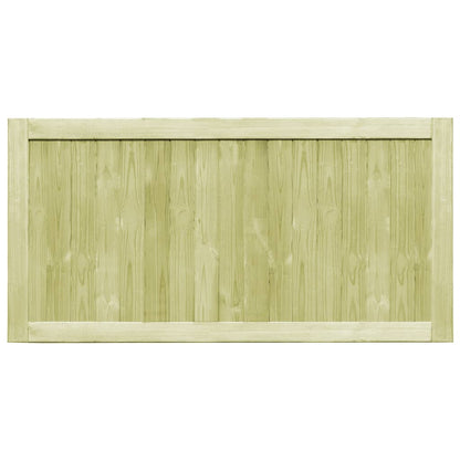 Cancelli da Giardino 2 pz in Legno di Pino Impregnato 300x75 cm