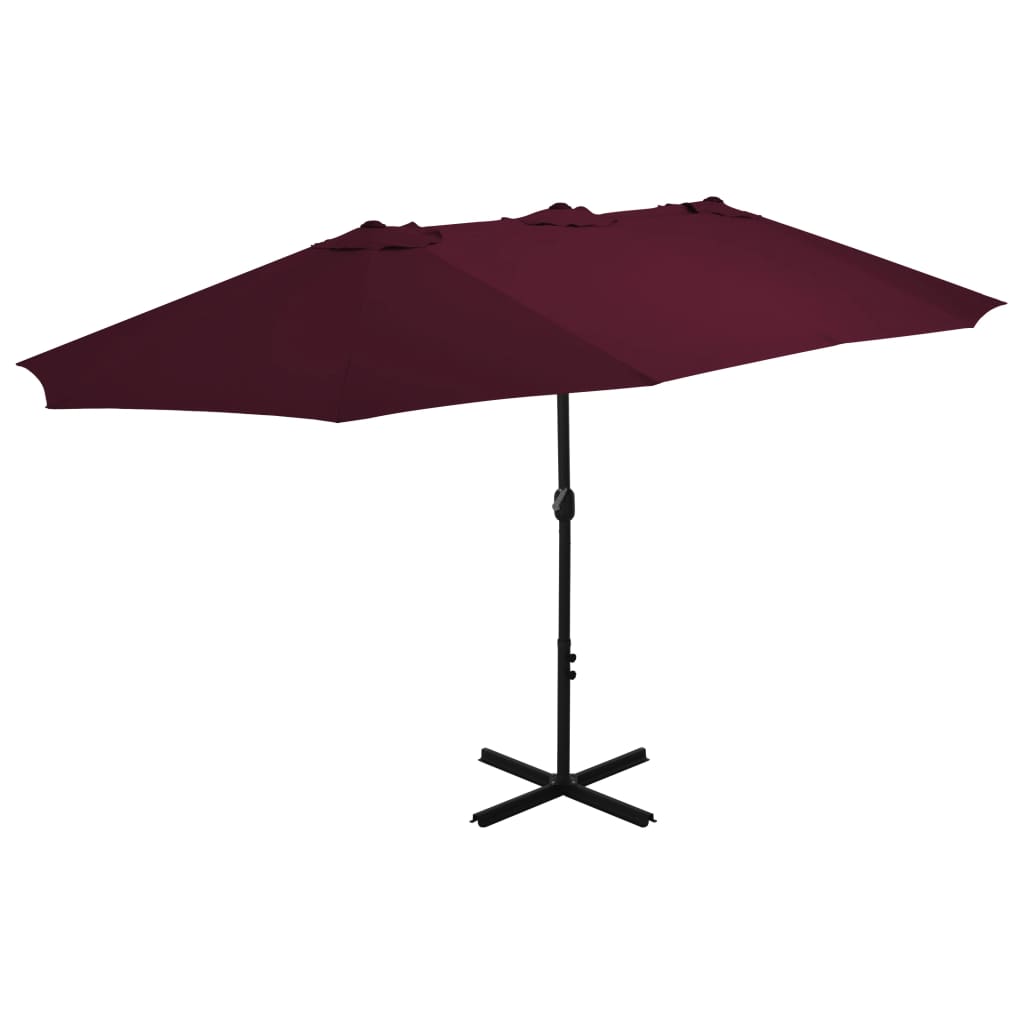 Ombrellone da Esterni con Palo in Alluminio 460x270 cm BordÃ²