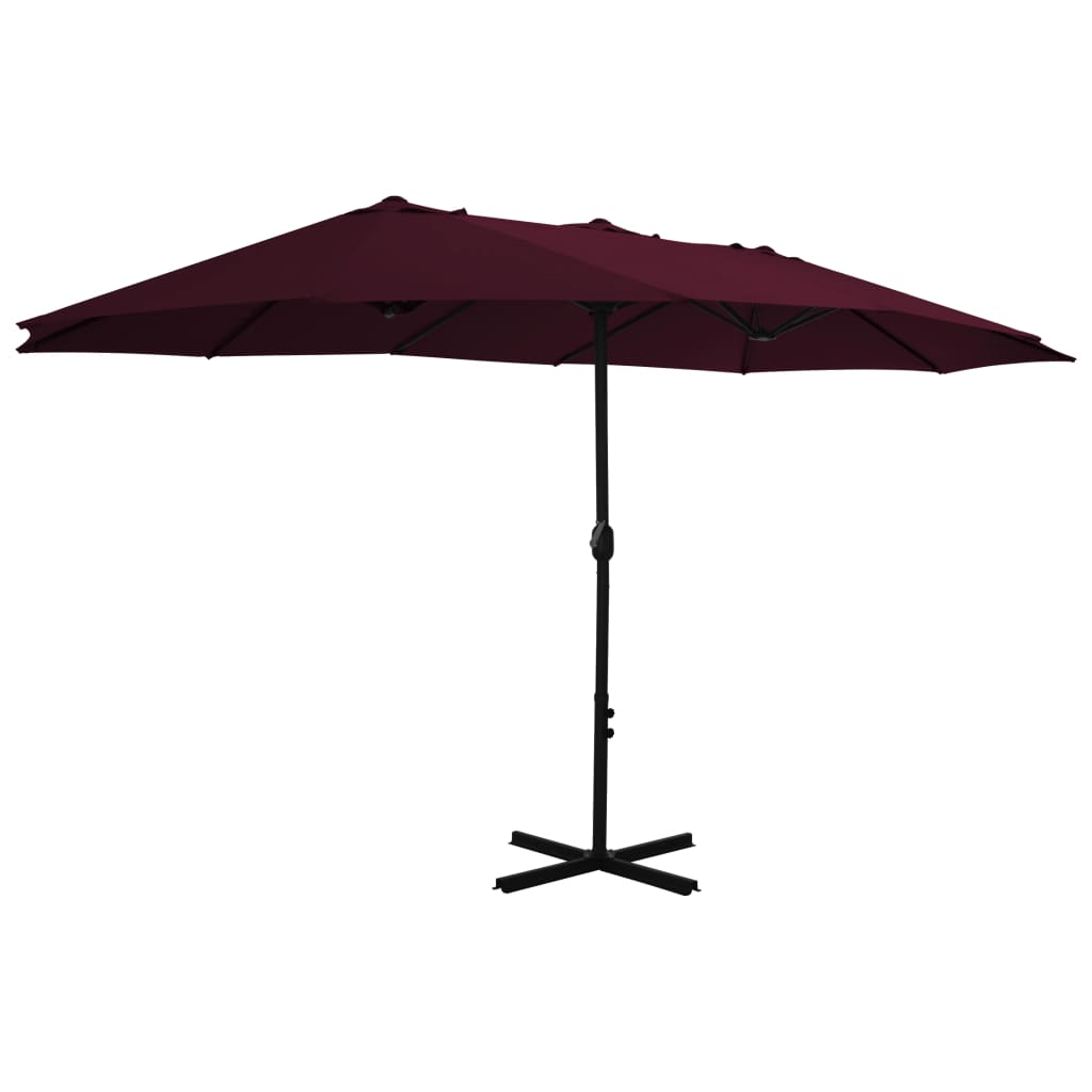 Ombrellone da Esterni con Palo in Alluminio 460x270 cm BordÃ²