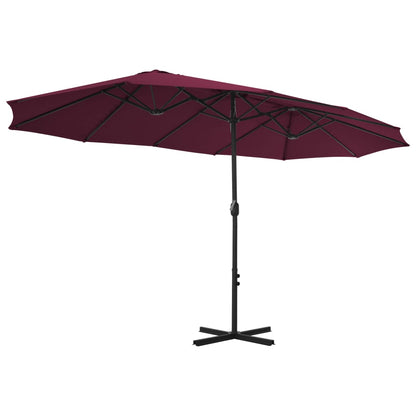 Ombrellone da Esterni con Palo in Alluminio 460x270 cm BordÃ²